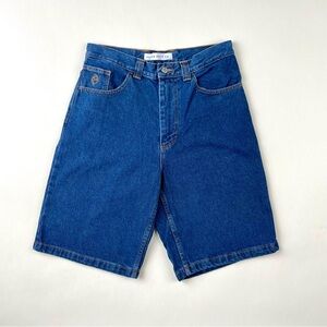 Blue Denim Men Shorts polar skate co
